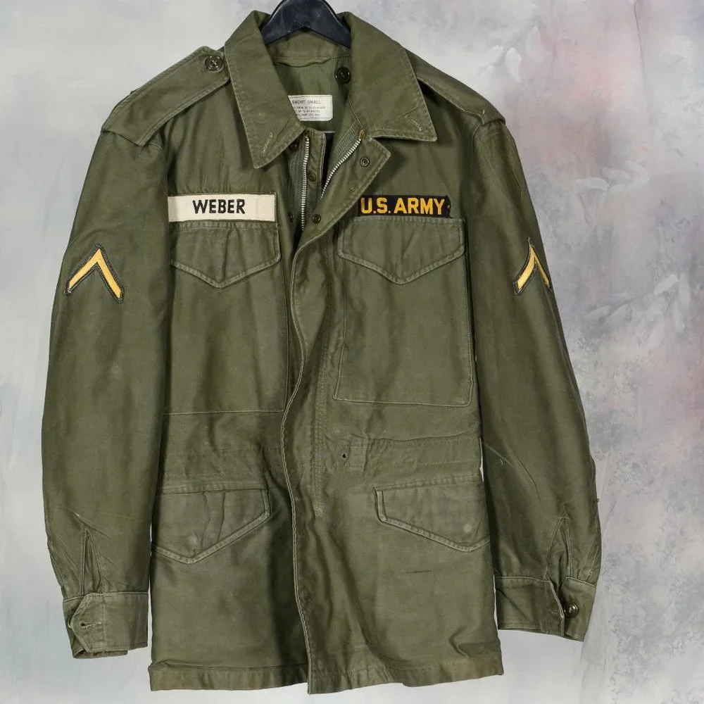 Vintage 1958 Army Military Jacket - Picture 2 of 10